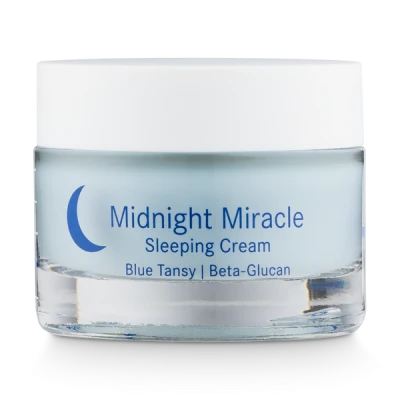 Krem na noc MIDNIGHT MIRACLE z wrotyczem marokańskim i beta-glukanem 30 ml  i+m naturkosmetik berlin