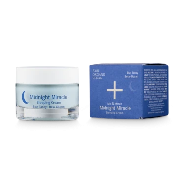 Krem na noc MIDNIGHT MIRACLE z wrotyczem marokańskim i beta-glukanem 30 ml  i+m naturkosmetik berlin