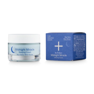 Krem na noc MIDNIGHT MIRACLE z wrotyczem marokańskim i beta-glukanem 30 ml  i+m naturkosmetik berlin