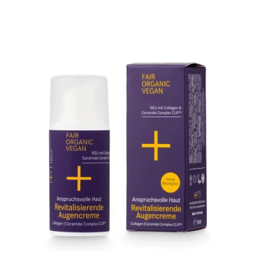 Rewitalizujący krem pod oczy z kolagenem i kompleksem ceramidowym CLR i+m naturkosmetik berlin