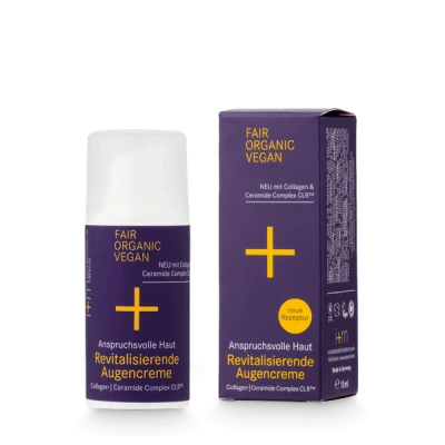 Rewitalizujący krem pod oczy z kolagenem i kompleksem ceramidowym CLR i+m naturkosmetik berlin