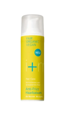 Wygładzający balsam przeciw puszeniu się włosów z olejem z bio-migdałów i bio-jojobą i+m naturkosmetik berlin