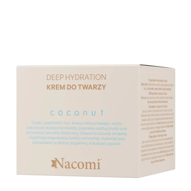 Deep hydration Krem do twarzy COCONUT 40ml  nacomi