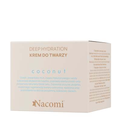 Deep hydration Krem do twarzy COCONUT 40ml  nacomi