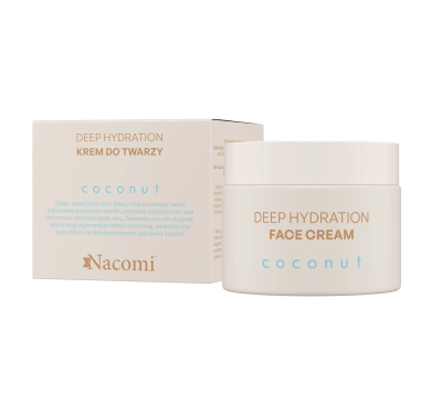 Deep hydration Krem do twarzy COCONUT 40ml  nacomi